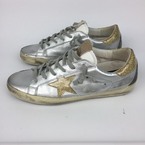 GOLDEN GOOSE Superstar Distressed Sneakers \\ 41 - Picture 6 of 11